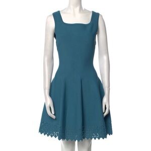 Alaia Square Neckline Mini Dress